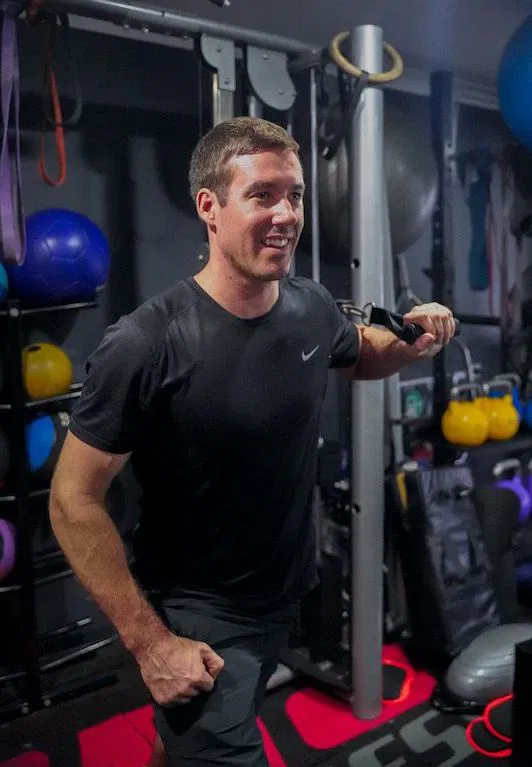 One-on-one personal training session in private studio Gold Coast